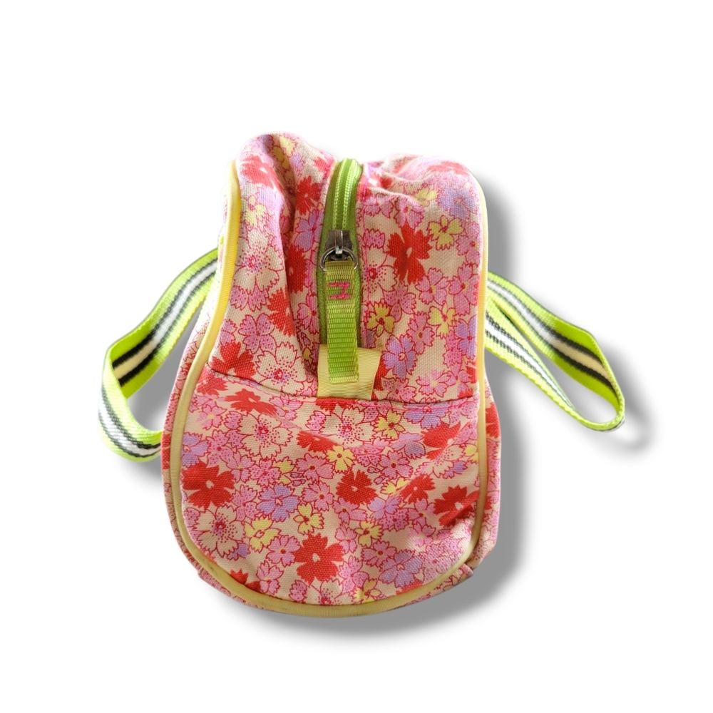 Old Navy | Cute Pink/Multicolor Floral Small Canvas Hand Bag (OS) - Picture 3 of 14